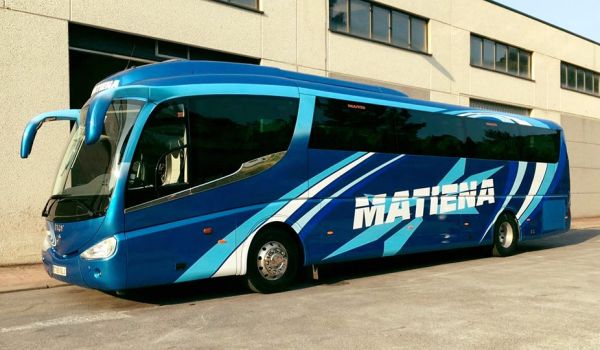 Autocares Matiena, transporte bodegas y sidrerías