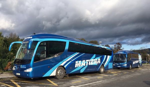 Autocares Matiena, transporte clubs deportivos: durango rugby taldea